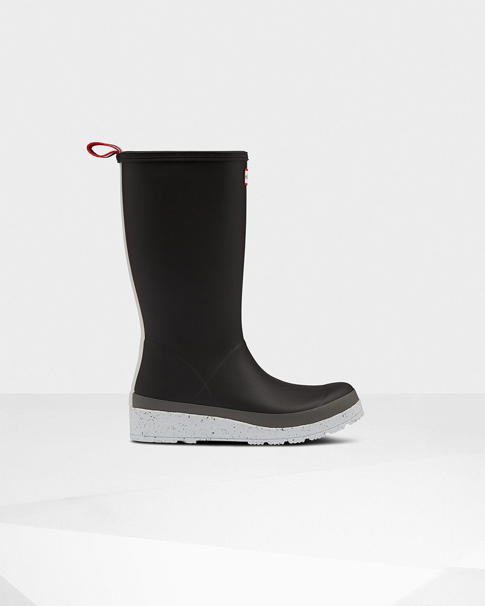 Play Boots Dam - Hunter Original Tall Speckle Rain - Svarta/Grå - 085427-LRG